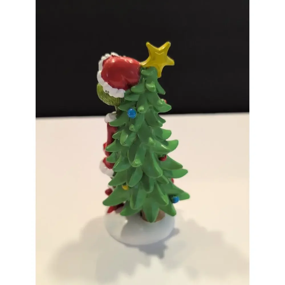 The Grinch With Christmas Tree RUZ Figurine 2022 Dr Seuss - Picture 3 of 6
